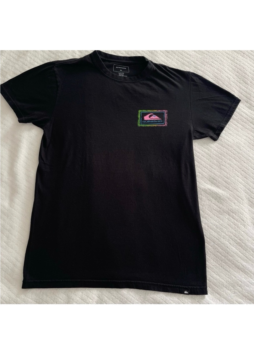 Quiksilver Men's S Short Sleeve Tee Classic Surf Skate Streetwear Casual Beach